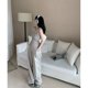 thumbnail image 3 of Conjunto de pantalones holgados plisados de alta calidad, 3 of 5