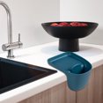 thumbnail image 2 of Sywqhk Cocina Trapos Palillos Almacenamiento Fregadero Estante Organizador de baño Estante (Azul) Sywqhk Para estrenar, 2 of 9