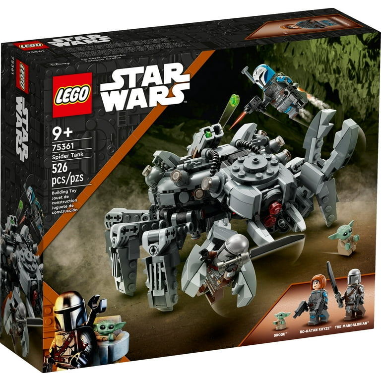 38-kT THE RICH classic100.101.102 ハウス3 LEGO Star Wars Spider Tank 75361, Mandalorian Season 3 Toy Set