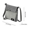 thumbnail image 4 of Bolsa cruzada de senderismo unisex Bolsa de viaje al aire libre impermeable ultraligera ligera Bolso bandolera de senderismo, 4 of 9