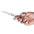 thumbnail image 3 of Tijeras para cortar el cabello, tijeras profesionales para el cabello de 6,5 pulgadas con filo de navaja para mano derecha, tijeras de peluquería para salón, 3 of 5