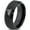 Black Bevel Tungsten, variant on Tungsten Train Trains Transportation Cargo Rail Band Ring 8mm Men Women Comfort Fit Black Dome Polished