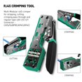 thumbnail image 2 of Kit de herramientas de crimpado Ethernet ZoeRax RJ45 Cat5 Cat6 Pass Through, 2 of 8