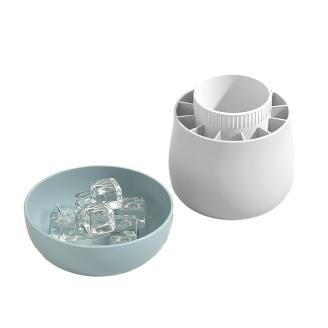 SDNall Ice Maker Machine, Ice Trays for Freezer, Ice Tray Maker with Lid - Press Type Easy Release Ice Cube for Refrigerator & Whiskey Water, Cups with Lids