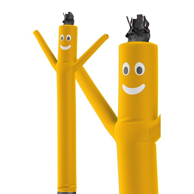 LookOurWay Air Dancers Inflatable Tube Man Attachment - 10 Feet Tall Wacky Waving Inflatable Dancing Tube Guy for Business Promotion (Blower Not Included) - Yellow