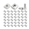 thumbnail image 4 of 50 Tuercas En T Deslizantes Con Tornillos, Tuercas Deslizantes Metálicas Para Montaje De Muebles, 4 of 8