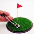 thumbnail image 5 of Hzzsbu 7Pcs/Set Dollhouse Mini Golf Club Grassland Model Set Simulation Sports Miniature Scene Prop Model Doll House Accessories, 5 of 7
