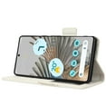 thumbnail image 5 of TECH CIRCLE Wallet Case for Google Pixel 9 Pro XL Card Slots Holder Kickstand Flip Case, Lychee Pattern PU Leather Shockproof Cover with Magnetic Clasp Drop Resistant Phone Case, White, 5 of 5