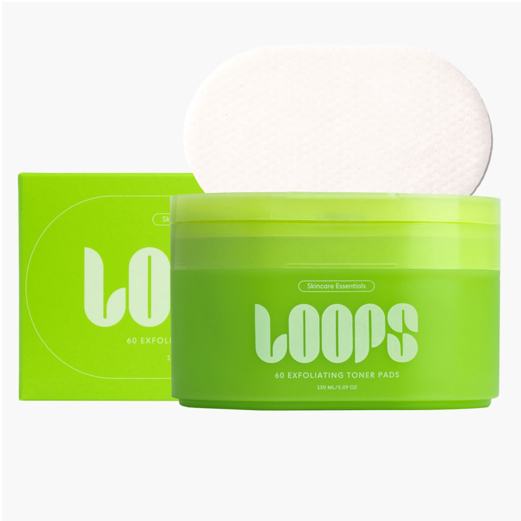 LOOPS Skincare Essentials Exfoliating Toner Pads