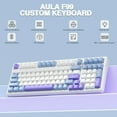 thumbnail image 2 of AULA F99 Wireless Mechanical Keyboard,Tri-Mode BT5.0/2.4GHz/USB-C Hot Swappable Custom Keyboard,Pre-lubed Linear Switches,Gasket Structure,RGB Backlit Gaming Keyboard for PC/Tablet/Xbox/PS4/PS5, 2 of 18