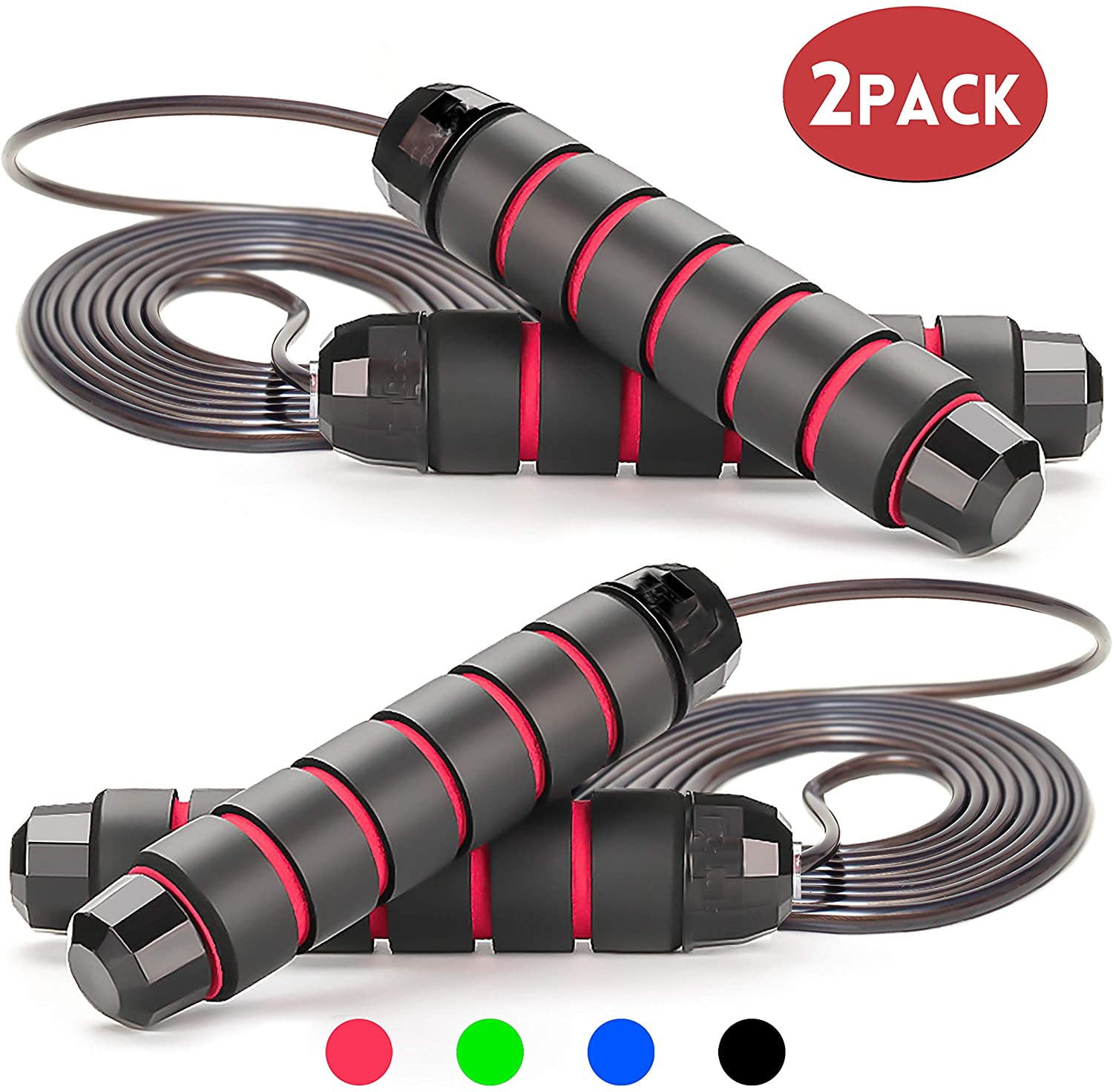 Ropeless Jump Rope Weighted Cordless Jump Rope Speed Tangle-Free Skipping Rope with Weighted Ball for Fitness Comes with Storage bag Suitable for Women Girls