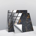 thumbnail image 1 of CUH 10/20/30/40/50/60/70/80/90/100 Pcs Mosaic Pattern Tiles Backsplash Peel and Stick Self Adhesive Removable Stick On Kitchen Tiles Stickers DIY Bathroom Wall Floor Stickers, 1 of 6