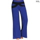 thumbnail image 1 of Pantalones de mujer Pantalones deportivos de patchwork Pantalones de chándal casuales de pierna ancha sueltos, Azul, XXL Methold AP002168-17, 1 of 5