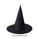 thumbnail image 3 of Sombrero de bruja negro de Halloween Cosplay Sombrero de bruja brillante Decoraciones para el hogar al aire libre, 3 of 4