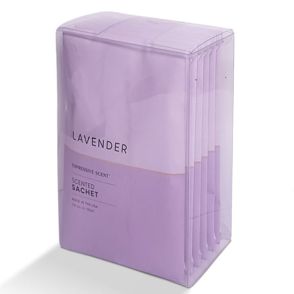 Expressive Scent Fresh Scented Pouches- Perfect Lavender Scent– 6 Pack