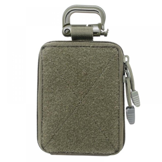 Tactical Compact EDC Small Utility Pouch Waist Bags Sundries Storage Admin Organize Gear Gadget for Military Backpack Mud color