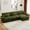 Olive Green, variant on Alvantor L-Shaped Sectional Sofa 3-Seater Velvet Sofa Couch with Bolstered Armrests for Living Room, Easy Assembly Olive green
