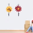 thumbnail image 2 of Decorative Resin Wall Hook Red 4Pcs For Bathroom, 2 of 8