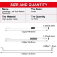 thumbnail image 2 of HUGFEGWE 12PCS Throttle Return Spring Linkage Kit, Governor Connecting Rod Speed Control Spring Carburetor Assortment Classification Link Set, for GX140 GX160 GX200 GX210 168F 170F U2537-31648, 2 of 7