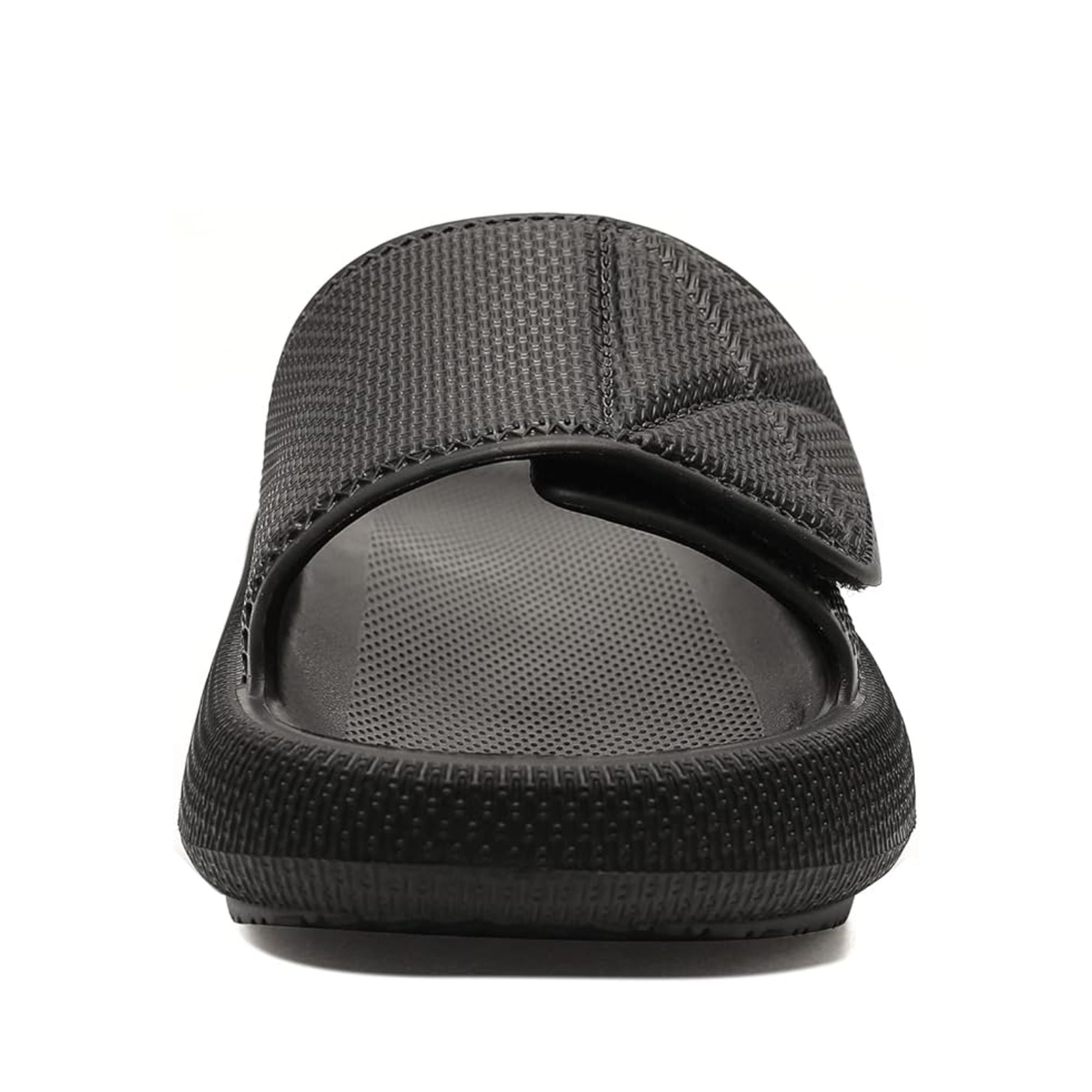 BERANMEY Pillow Sandals for Women & Men Adjustable Strap EVA Slippers Cloud Cushion Arch Support Diabetic Shoes for Shower Bathroom