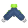 thumbnail image 4 of Divisor de manguera de jardín - Divisor de manguera de agua de 2 vías, conector divisor de manguera en Y para grifo de agua exterior, 4 of 5