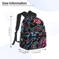 thumbnail image 2 of Disketp Paisley Mochila Ligera Clásica con Múltiples Bolsillos, Mochila Casual para Hombre y Mujer, Ideal para Escuela, Trabajo y Viajes, 2 of 6