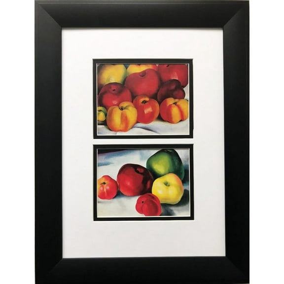 Georgia O'Keeffe "Apple Family 2 & 3" Art Print Custom Framed Generic