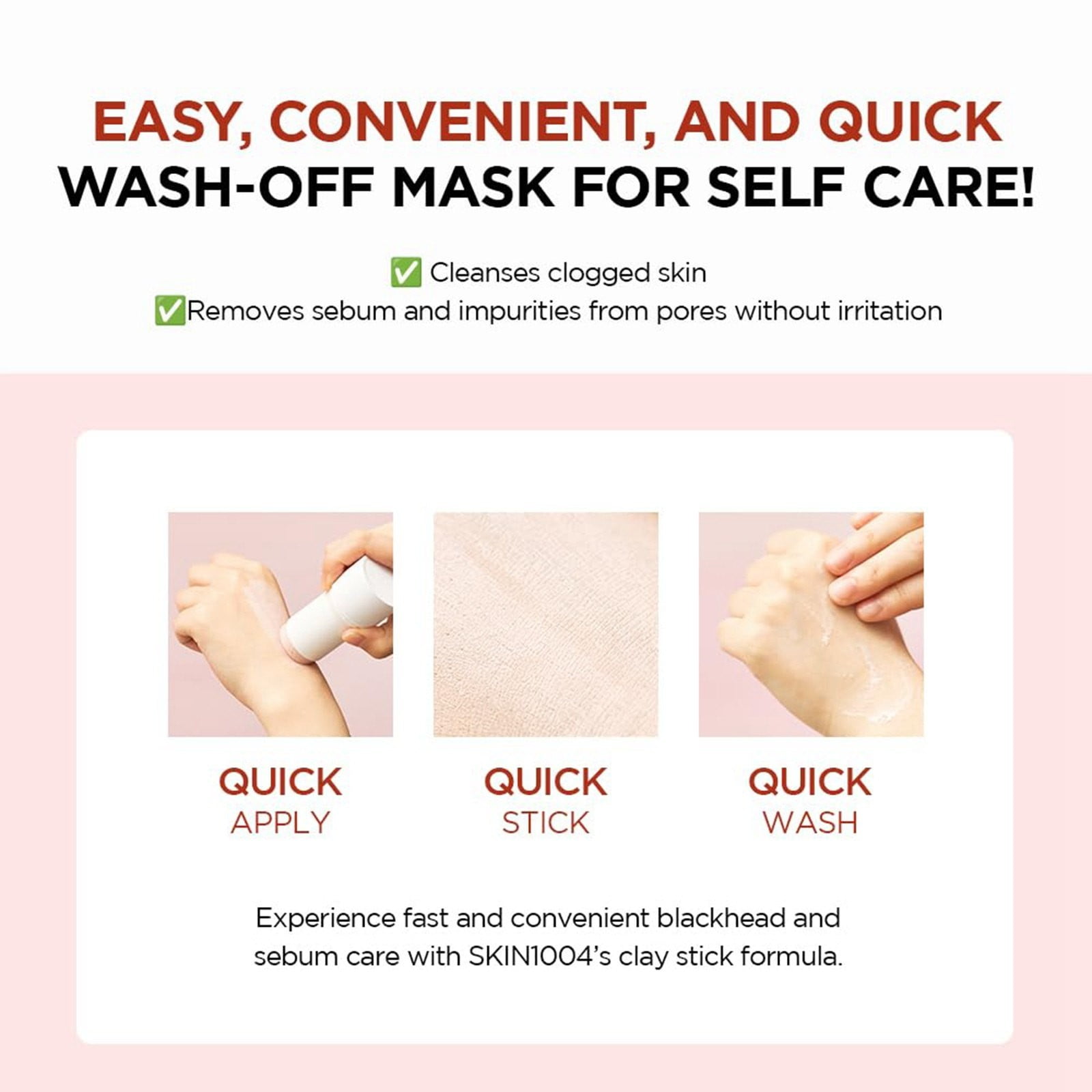 Centella Poremizing Quick Clay Stick Mask 27g