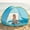 Blue, variant on PigPigPen Pop Up Sun Shelter for Baby: Beach Tent with UV Protection & Waterproof Cabana - Infant Pool Shade Umbrella（Equipped with beach toys）