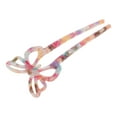 thumbnail image 4 of Unique Bargains 1 Pc Hair Stick Fork Pins Butterfly Hair Hairpin for Women Colorful Pink, 4 of 5