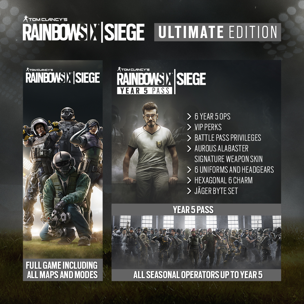 Tom Clancy S Rainbow Six Siege Year 5 Ultimate Edition Ubisoft Xbox One Digital Download Walmart Com