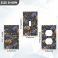 thumbnail image 7 of Yayeee Blank Wall Plate Cover 1-Gang 4.5"x2.7" Home Unused Decorative Outlet, Halloween Houses Pattern, 7 of 7