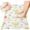 thumbnail image 4 of Coolnut Watercolor Easter Pattern Bathroom Rugs Bath Mat 39 x 20 Inch Non-Slip Extra Soft and Absorbent Shaggy Bath Carpet for Tub, Shower, Bathroom Home Decor Gifts, 4 of 7