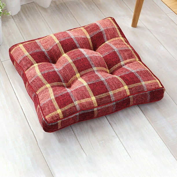 Tapete grueso para silla, cojín tapizado con motivos florales, 1 tapete para sillas de cocina, comedor y muebles de patio, protector de piso antideslizante para madera dura y alfombra, funda