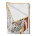 thumbnail image 2 of Unicorn Soft Flannel Fleece Throw Blanket, Pop Art Culture Graphic of Unicorn Angel Wings on Spiral Backdrop Artwork, Cozy Plush for Indoor and Outdoor Use, 50" x 70", Multicolor, by Ambesonne, 2 of 5
