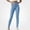 Light Blue, variant on Women's Leggings, Elastic Waist Soft Stretch Cotton Soft Active Yoga Casual Pants