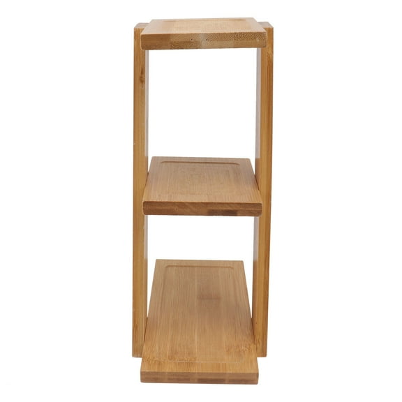 LULULION 1Pc Balcony Planter Rack Chic Bamboo Flower Pots Holder Rack for Home Decoration