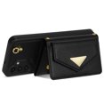 thumbnail image 3 of Nalacover Case for Samsung Galaxy A13 4G, Crossbody Wallet Case with Card Slots Holder, PU Leather Lanyard Shoulder Strap Purse Cover with Kickstand Shockproof Case, Black, 3 of 8