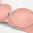 thumbnail image 4 of Fengactive Laceup Front T-Shirt Bras for Women Comfort Wireless Full Coverage Push Up Striped Everyday Bra, 4 of 4