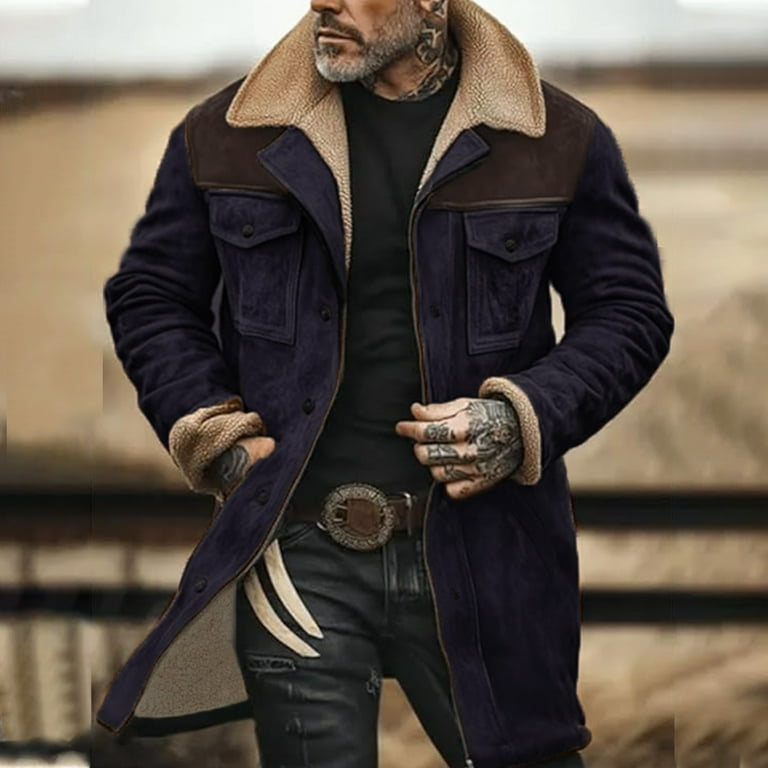 Vintage suede jacket navy スエードジャケット Suede Blazer Navy – glamourpussnyc