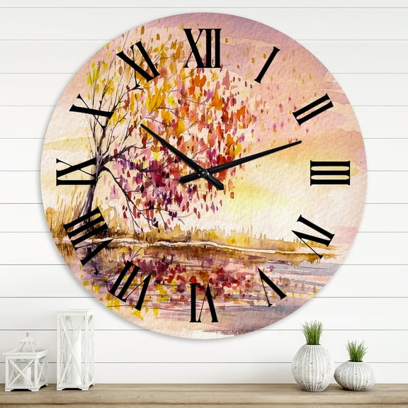 Designart 1 in Traditional Wall Clock