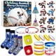 thumbnail image 1 of Set de regalo de cuenta regresiva para Navidad con béisbol | Calendario de adviento de béisbol de 24 días con mini pegatinas, llaveros, herramientas de entrenamiento, adornos, dulces coleccionables, 1 of 1