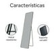 thumbnail image 2 of Espejo de Piso Cuerpo Completo con Soporte y Marco de Metal para Pared Ideal para Dormitorio Recámara Cambiador Mirel DLUM01, 2 of 9