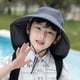 thumbnail image 4 of 2 piezas de sombrero para el sol para niños con solapa para el cuello, unisex, ajustable, de ala ancha, protección solar de verano, de malla, 4 of 5