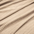 thumbnail image 5 of Superior Diamond Weave Cotton Blanket All Season Bed Blankets, Throw, Khaki, 5 of 12