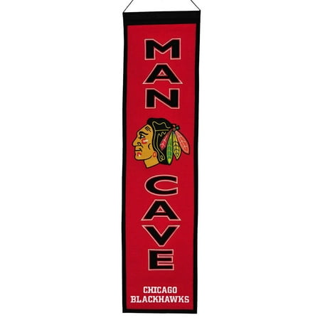 - NHL Man Cave Banner, Chicago Blackhawks