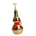 thumbnail image 2 of Calabaza de latón portátil, artesanías auspiciosas, estatua en forma de cucurbitáceas para inauguración de la casa, adorno de mesa 7cm Yinane calabaza de latón, 2 of 8