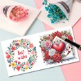 thumbnail image 4 of Tarjeta Felicitación Con Kit Pintura Diamantes Imitación 6 Uds. Regalos Flores Amor para Regalo Familiares Y Amigos, 4 of 9