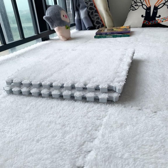 12/24/36PCS Bedside patchwork carpet window mat ins wind foam mat can be cut, removed and washed, and the patchwork floor mat can be fully paved