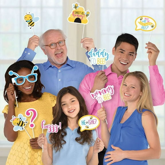 What will it Be? Honey Bee Photo Shop Props Baby Shower Party 13 Pieces